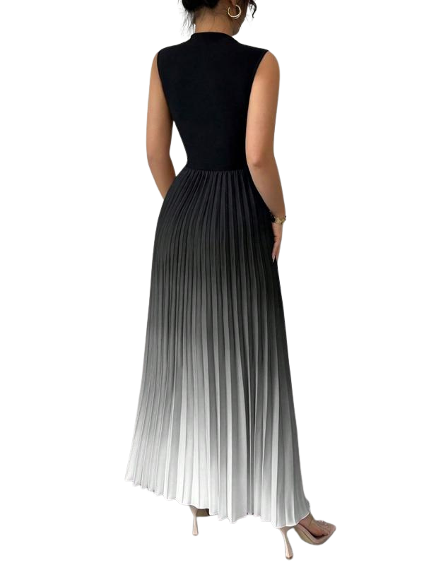 AURORA | ELEGANT OMBRE SLEEVELESS EVENING DRESS