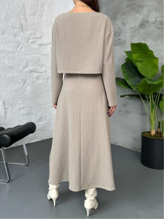 BETHANY | TWO-PIECE SET SWEATER AND DRESS